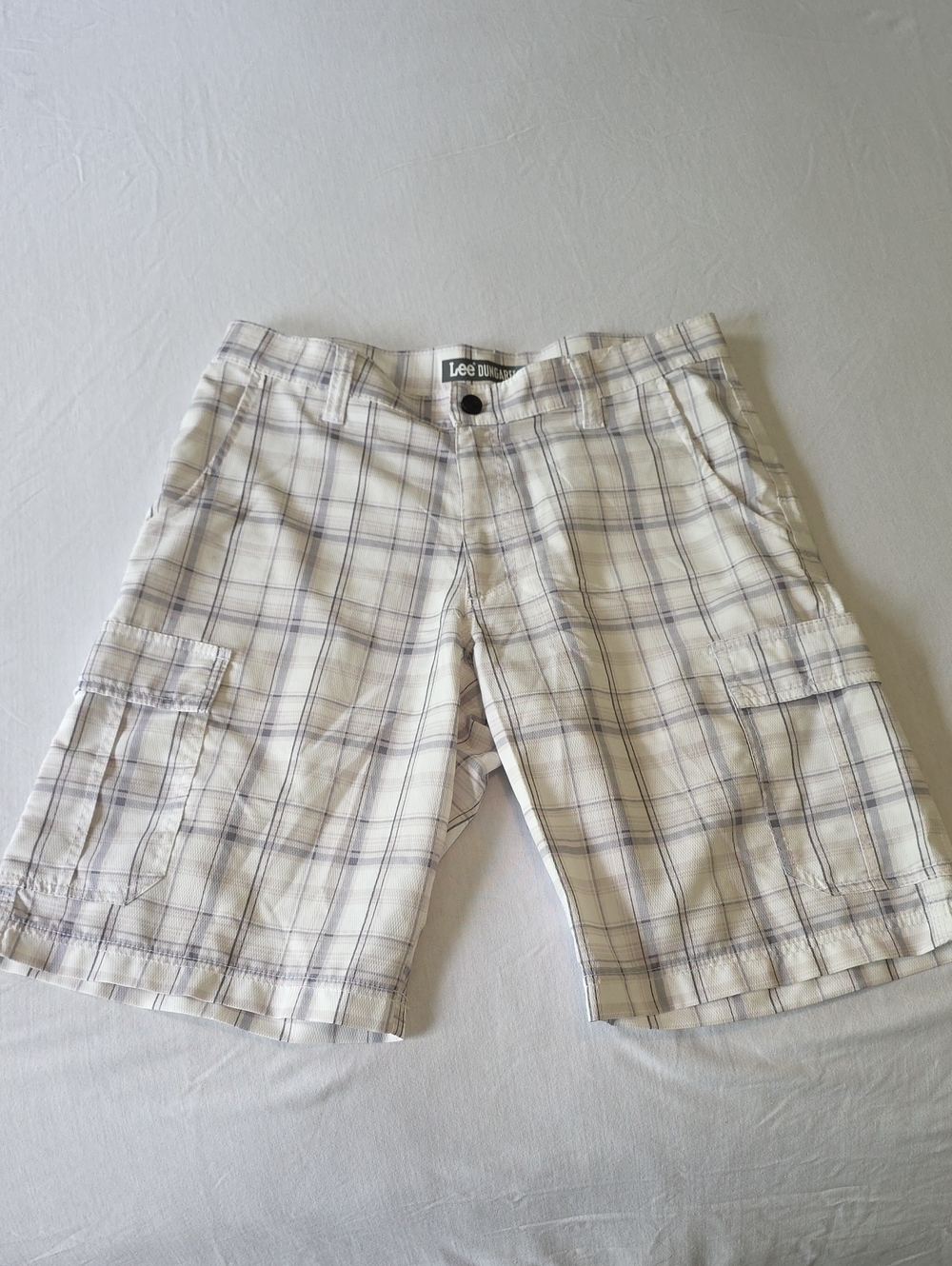 Men's Plaid Lee Dungarees Shorts